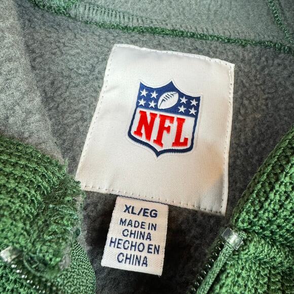 Green Bay Packers Full Zip Heavyweight Hoodie - XL - Picture 3 of 6